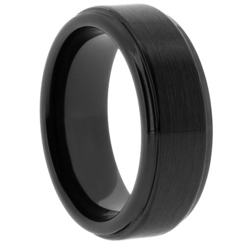 Tungsten Black band 8mm